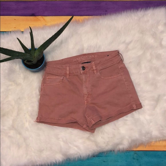 American Eagle Outfitters Pants - Hi-rise shortie super super stretch AEO shorts